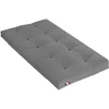 Image de Matelas Futon Coton Fibres Recyclées Gris Clair 90x190