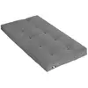 Image de Matelas futon latex et fibres, fabrication française couleur - gris clair, - 90 x 190 cm