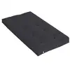 Image de Matelas futon latex et fibres, fabrication française couleur - gris anthracite, - 90 x 190 cm
