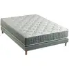 Image de Ensemble matelas et sommier 160x200 hygge - sommier et matelas 160 x 200 - matelas ressort - ensemble literie - ensemble lit matelas - fabrication française - idliterie