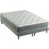 Image de Ensemble matelas et sommier 160x200 hygge - sommier et matelas 160 x 200 - matelas ressort - ensemble literie - ensemble lit matelas - fabrication française - idliterie