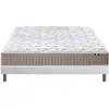 Image de Matelas Latex 3 Zones Pure + Sommier 140x190 Sommier Blanc