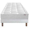 Image de Ensemble Matelas Cosmos Ressorts Sommier Blanc 90x190