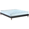 Image de Matelas Ressorts Fermes Biconiques Sommier 140x190 Sommier Noir