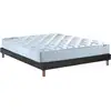 Image de Ensemble Matelas Ressorts Cosmos + Sommier 140x190 Sommier Noir