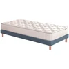 Image de Ensemble Matelas Ressorts Ensachés Sommier Bleu 90x190