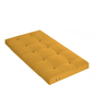 Image de Matelas futon coton et fibres recyclés, fabriqué en france couleur - ocre, - 90 x 190 cm