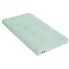 Image de Matelas futon latex et fibres, fabrication française couleur - vert céladon, dimensions - 90 x 190 cm