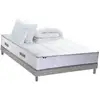 Image de Ensemble matelas et sommier 140x190 bellagio - sommier et matelas 140 x 190 - matelas hybride 140 x 190 - ensemble literie - ensemble lit matelas - fabrication française - idliterie