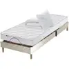 Image de Ensemble Relaxation Mémoire De Forme + Couette + Oreillers + Sommier 90 X 190