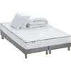 Image de Ensemble matelas et sommier 160x200 astre - sommier et matelas 160 x 200 - matelas ressort - ensemble literie - ensemble lit matelas - fabrication française - idliterie
