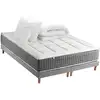 Image de Ensemble matelas et sommier 180x200 max - sommier et matelas 180 x 200 - matelas ressort - ensemble literie - ensemble lit matelas - fabrication française - idliterie