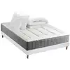 Image de Ensemble matelas et sommier 160x200 max - sommier et matelas 160 x 200 - matelas ressort - ensemble literie - ensemble lit matelas - fabrication française - idliterie