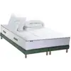 Image de Matelas Ressort 7 Zones Sommier Oreiller Couette 180x200 Vert