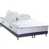 Image de Matelas Ressort 7 Zones Sommier Oreiller Couette 180x200 Bleu