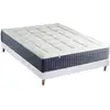 Image de Matelas Ressort 7 Zones Mémoire De Forme Sommier 140 X 190 Blanc