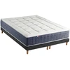 Image de Matelas Ressort 7 Zones Mémoire De Forme Sommier 2x80x200 Noir