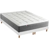 Image de Ensemble Matelas Ressort 7 Zones + Sommier Max 2x80x200 Blanc