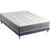 Image de Matelas Ressort 7 Zones + Sommier Max 140 X 190 Bleu Denim