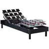 Image de Lit Électrique Relaxation À Plots Anthracite Matelas Mousse 35hr 90 X 190