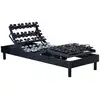 Image de Lit Électrique Relaxation À Plots + Matelas 100% Latex 90 X 190