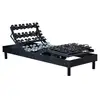 Image de Ensemble lit électrique 90 x 190 - matelas latex + sommier électrique 90 x 190 - lit simple électrique - lit électrique 1 personne - lit électrique 1 place - 1 moteur - fabrication française - idliterie