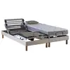 Image de Ensemble lit électrique 140 x 190 - matelas mousse + sommier électrique 2x70x190 - lit double électrique - lit électrique 2 personnes - lit électrique 2 places - 2 moteurs - fabrication française - idliterie