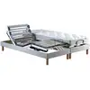 Image de Lit Électrique Relaxation Matelas Mousse 35hr Gris 2x90 X 200