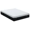 Image de Matelas 140 x 190 cm hybride anti-feu ressorts ensachés 7 zones accueil mémoire de forme et latex ép.28cm - SLOMAS de YSMÉE