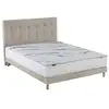 Image de Ensemble matelas et sommier 140x190 nuvia - sommier et matelas 140 x 190 - matelas mousse - ensemble literie - ensemble lit matelas - fabrication française - source de reves