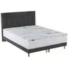 Image de Ensemble matelas et sommier 160x200 elysia - sommier et matelas 160 x 200 - matelas mousse + memoire de forme - ensemble literie - ensemble lit matelas - fabrication française - source de reves
