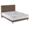Image de Ensemble matelas et sommier 140x190 serena - sommier et matelas 140 x 190 - matelas mousse + memoire de forme - ensemble literie - ensemble lit matelas - fabrication française - source de reves