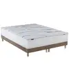 Image de Ensemble matelas et sommier 180x200 elysia - sommier et matelas 180 x 200 - matelas mousse + memoire de forme - ensemble literie - ensemble lit matelas - fabrication française - source de reves