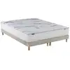 Image de Ensemble matelas et sommier 160x200 serena - sommier et matelas 160 x 200 - matelas mousse + memoire de forme - ensemble literie - ensemble lit matelas - fabrication française - source de reves