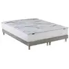 Image de Ensemble matelas et sommier 160x200 serena - sommier et matelas 160 x 200 - matelas mousse + memoire de forme - ensemble literie - ensemble lit matelas - fabrication française - source de reves