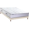 Image de Matelas Ressorts 7 Zones Sommier En Kit Beige Lattes 180x200