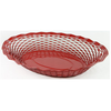 Image de Corbeille À Pain 25 X 18 Cm Rouge - Vintage