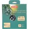 Image de Chaîne de sécurité en acier 5 mètres maillon anti torsion pour chien poids max 30 kg - zolux