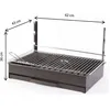 Image de Barbecue Grilloir - LE MARQUIER - Vulcain - Surface 61x33 cm - 3 hauteurs réglables - Tiroir à cendres