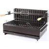 Image de Barbecue charbon vertical Original Vulcain Tourne broche Acier - 61 x 33 cm - Le Marquier
