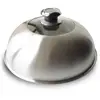 Image de Cloche De Cuisson Vitrée En Inox - À Poignée Avec Thermomètre Intégré - Ø 31,5 Cm