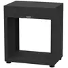 Image de Meuble Ouvert À 4 Pieds Réglable, En Acier Noir - 80 X 55 X 92 Cm