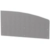Image de Crédence Courbe Droite Pour Cuisine En Inox Satiné - L.80 X P.1,5 X H.40,6 Cm