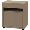 Image de Meuble Cuisine Extérieure Taupe Avec Tablette 80 X 55 Cm - Le Marquier