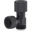 Image de Robinet WC équerre laiton noir Mâle Femelle écrou tournant 12x17 (3/8) NOYON & THIEBAULT