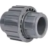 Image de Raccord union PVC pression noir droit - Femelle Ø 32 mm - Girpi