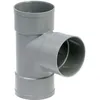 Image de Tuyau culotte - té évacuation femelle femelle - GIRPI - D : 100 mm Angle : 87°30 - PVC