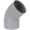 Image de Coude PVC femelle femelle 45° - GIRPI - D : 100 mm - Plastique - Intérieur - 10 bar