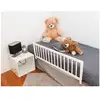 Image de Barriere de lit - nidalys - 90 cm - bois - blanc - norme bs - pefc