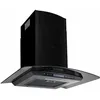 Image de BONNIE® Hotte cuisine Hotte décorative moderne murale Acier inoxydable 756 m³/h 60 cm Noir - Evacuation / Recyclage EU936764